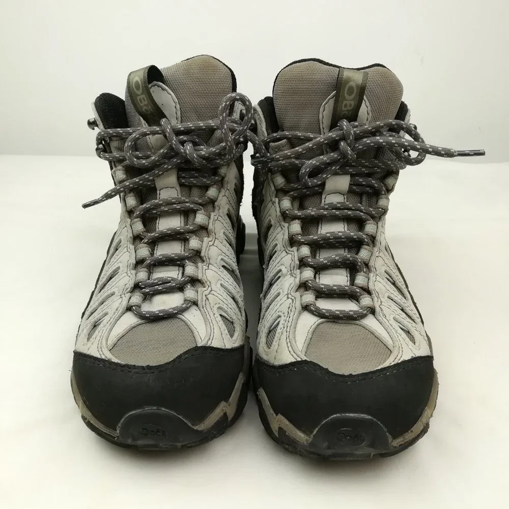 Oboz Women's Waterproof Hiking Boot - Taupe/Chocolate